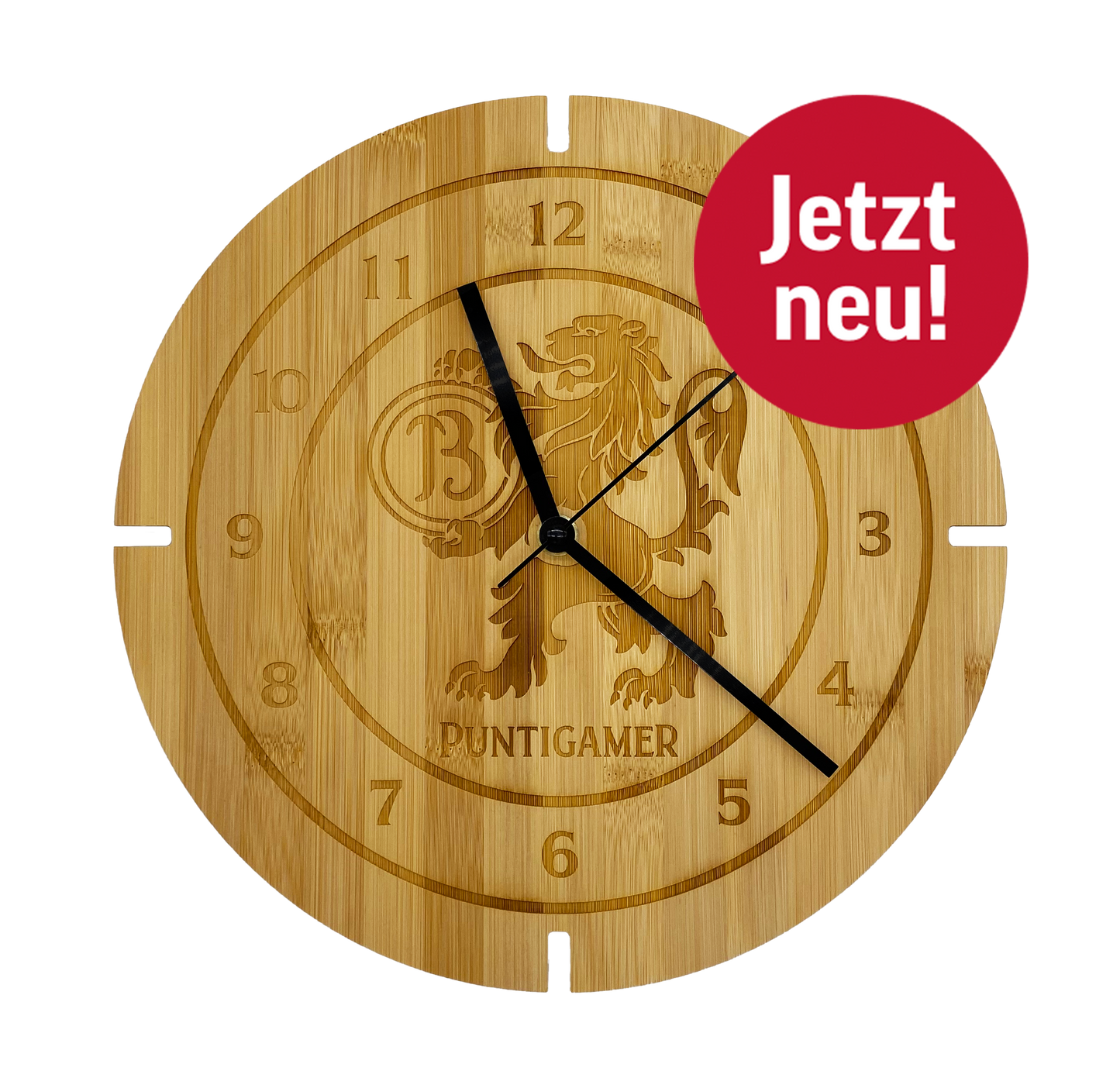 Puntigamer Wanduhr Holz