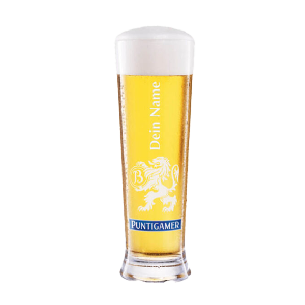 Personalisiertes Puntigamer Panther-Glas (1 Stk.)